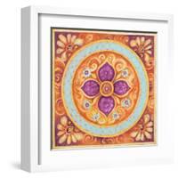 Pink Medallion II-Janice Gaynor-Framed Art Print