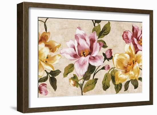 Pink Meets Yellow-Pamela Davis-Framed Art Print