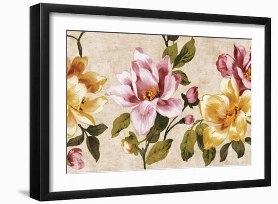 Pink Meets Yellow-Pamela Davis-Framed Art Print