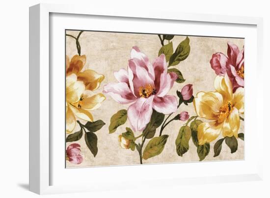 Pink Meets Yellow-Pamela Davis-Framed Art Print