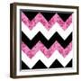 Pink Melange Damask-Tina Lavoie-Framed Giclee Print