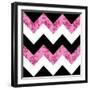 Pink Melange Damask-Tina Lavoie-Framed Giclee Print