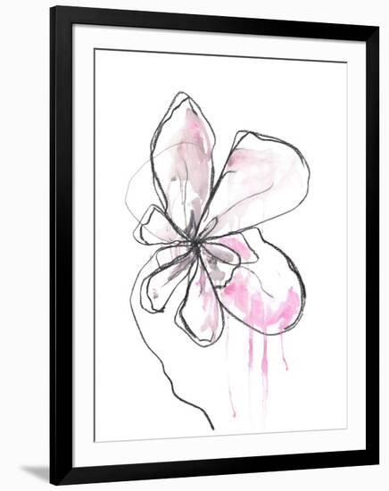 Pink Modern Botanical-Jan Weiss-Framed Art Print