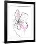 Pink Modern Botanical-Jan Weiss-Framed Art Print