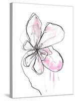 Pink Modern Botanical-Jan Weiss-Stretched Canvas