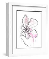 Pink Modern Botanical-Jan Weiss-Framed Art Print