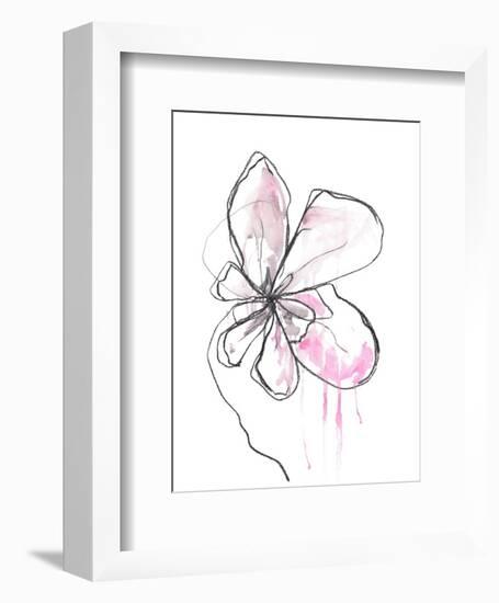 Pink Modern Botanical-Jan Weiss-Framed Art Print