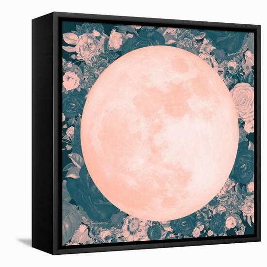 Pink Moon-null-Framed Stretched Canvas