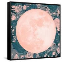 Pink Moon-null-Framed Stretched Canvas