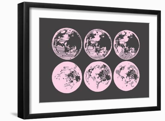 Pink Moons-null-Framed Art Print