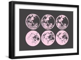 Pink Moons-null-Framed Art Print