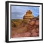 Pink Mountain 2 of 3-Moises Levy-Framed Photographic Print