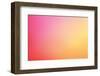 Pink, Orange, Yellow and Red Color Gradient Summer Defocused Blurred Motion Abstract Background Vec-IrisImages-Framed Photographic Print