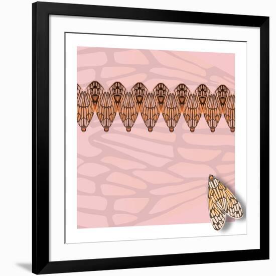 Pink Pacha in Line-Belen Mena-Framed Giclee Print