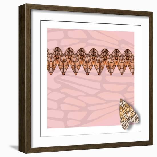 Pink Pacha in Line-Belen Mena-Framed Giclee Print