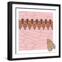 Pink Pacha in Line-Belen Mena-Framed Giclee Print