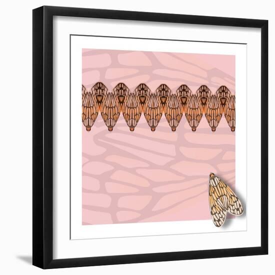 Pink Pacha in Line-Belen Mena-Framed Giclee Print