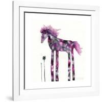 Pink Painted Pony-Wyanne-Framed Giclee Print