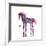 Pink Painted Pony-Wyanne-Framed Giclee Print