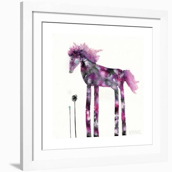 Pink Painted Pony-Wyanne-Framed Giclee Print