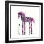 Pink Painted Pony-Wyanne-Framed Giclee Print