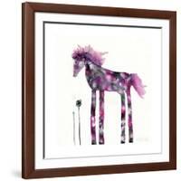 Pink Painted Pony-Wyanne-Framed Giclee Print