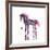 Pink Painted Pony-Wyanne-Framed Giclee Print