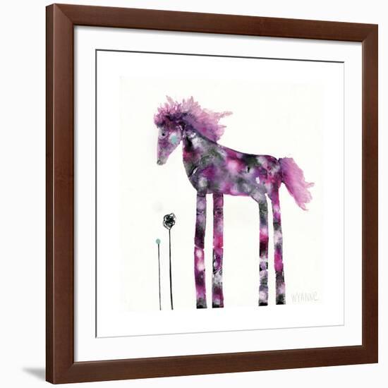 Pink Painted Pony-Wyanne-Framed Giclee Print