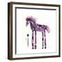 Pink Painted Pony-Wyanne-Framed Giclee Print