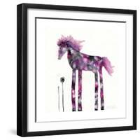 Pink Painted Pony-Wyanne-Framed Giclee Print