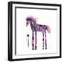 Pink Painted Pony-Wyanne-Framed Giclee Print