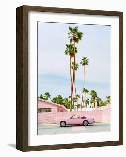 Pink Palm Springs-Bethany Young-Framed Photographic Print