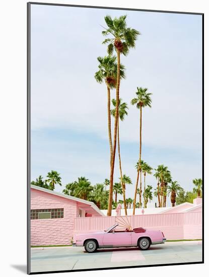 Pink Palm Springs-Bethany Young-Mounted Photographic Print
