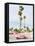 Pink Palm Springs-Bethany Young-Framed Stretched Canvas