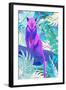 Pink Panther in the neon jungle-Sarah Manovski-Framed Giclee Print