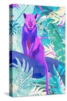 Pink Panther in the neon jungle-Sarah Manovski-Stretched Canvas