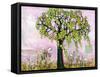 Pink Paradise Tree-Blenda Tyvoll-Framed Stretched Canvas