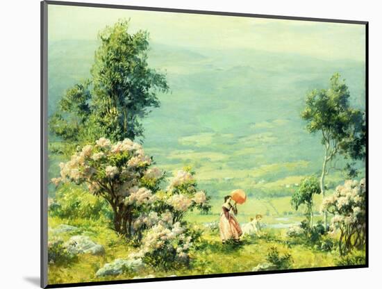 Pink Parasol, 1927-Charles Courtney Curran-Mounted Giclee Print