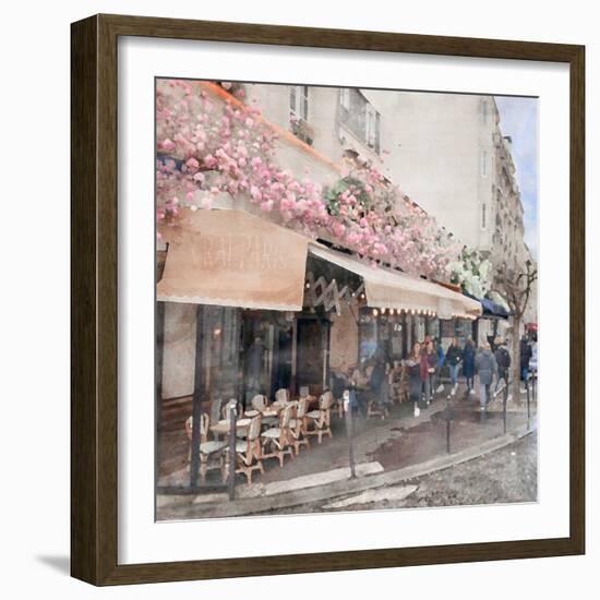 Pink Paris 2-RileyB-Framed Art Print