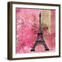 Pink Paris-LuAnn Roberto-Framed Art Print