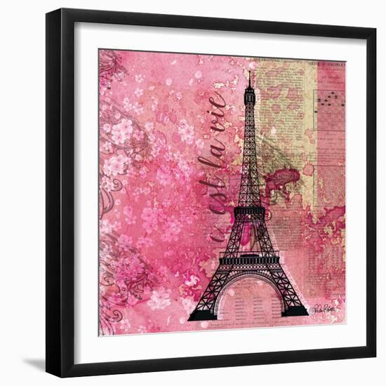 Pink Paris-LuAnn Roberto-Framed Art Print