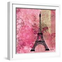 Pink Paris-LuAnn Roberto-Framed Art Print