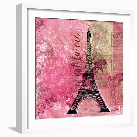 Pink Paris-LuAnn Roberto-Framed Art Print