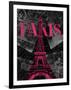 Pink Paris-Jace Grey-Framed Art Print
