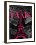 Pink Paris-Jace Grey-Framed Art Print