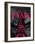 Pink Paris-Jace Grey-Framed Art Print