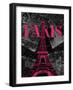 Pink Paris-Jace Grey-Framed Art Print