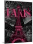 Pink Paris-Jace Grey-Mounted Art Print