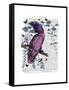 Pink Parrot-Fab Funky-Framed Stretched Canvas