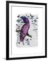 Pink Parrot-Fab Funky-Framed Art Print